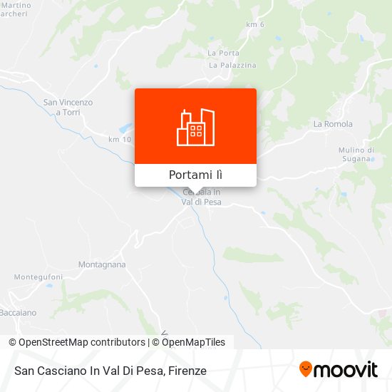 Mappa San Casciano In Val Di Pesa