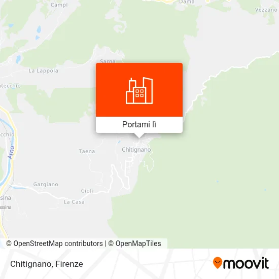 Mappa Chitignano