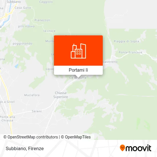 Mappa Subbiano