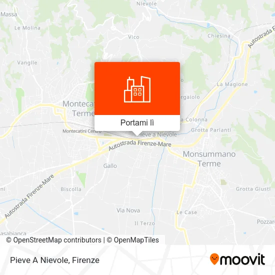 Mappa Pieve A Nievole