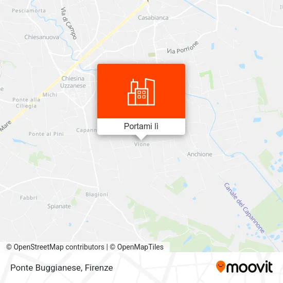 Mappa Ponte Buggianese