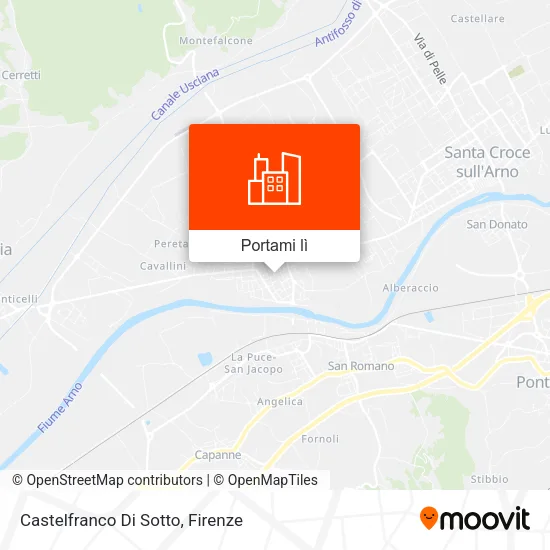 Mappa Castelfranco Di Sotto