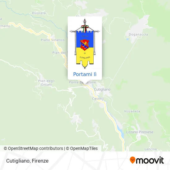Mappa Cutigliano