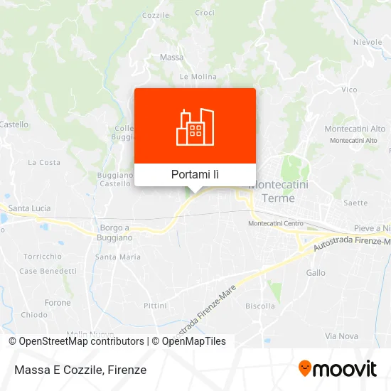 Mappa Massa E Cozzile