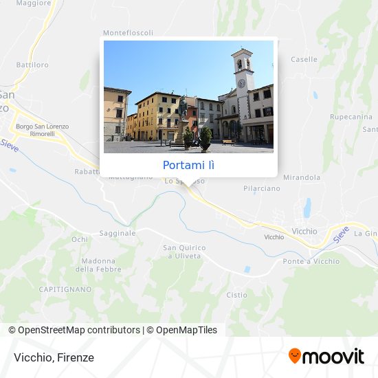 Mappa Vicchio
