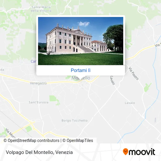 Mappa Volpago Del Montello