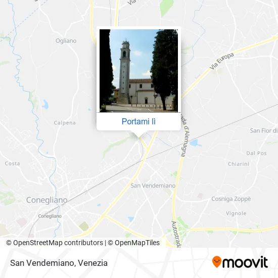 Mappa San Vendemiano