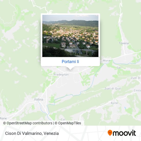 Mappa Cison Di Valmarino