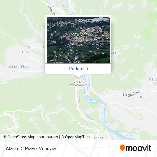 Mappa Alano Di Piave