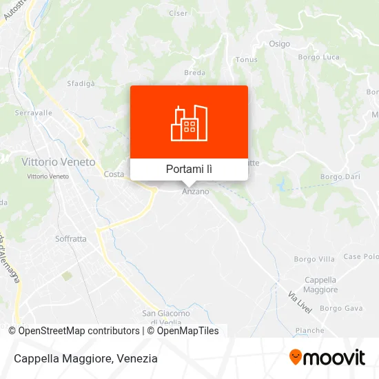 Mappa Cappella Maggiore