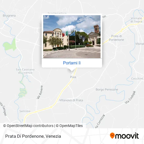 Mappa Prata Di Pordenone