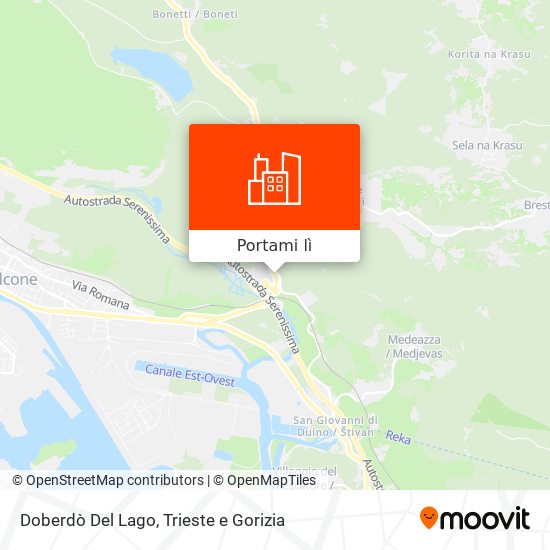 Mappa Doberdò Del Lago