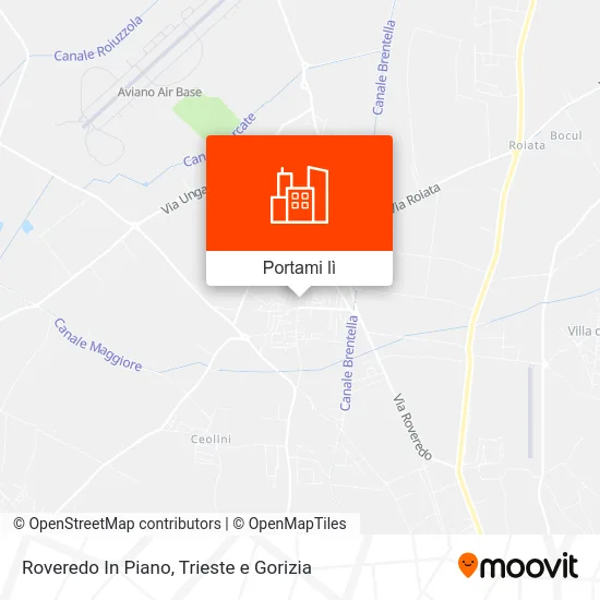 Mappa Roveredo In Piano