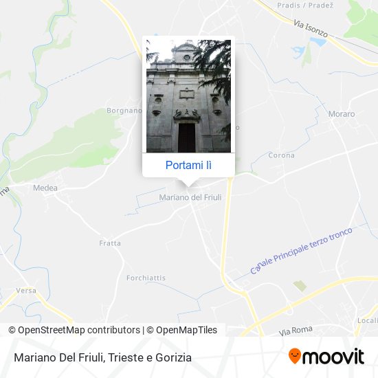 Mappa Mariano Del Friuli