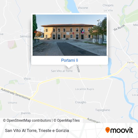 Mappa San Vito Al Torre