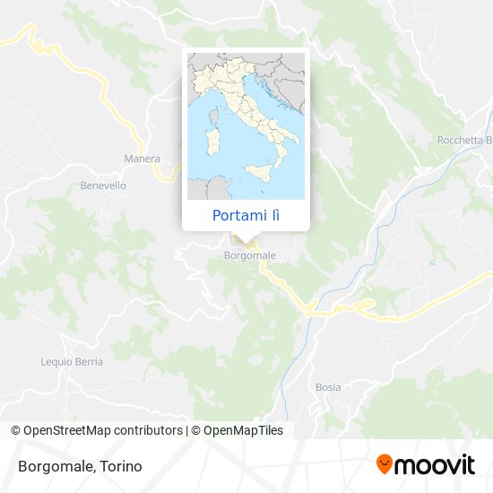 Mappa Borgomale