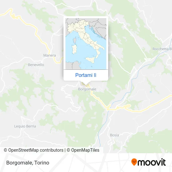 Mappa Borgomale