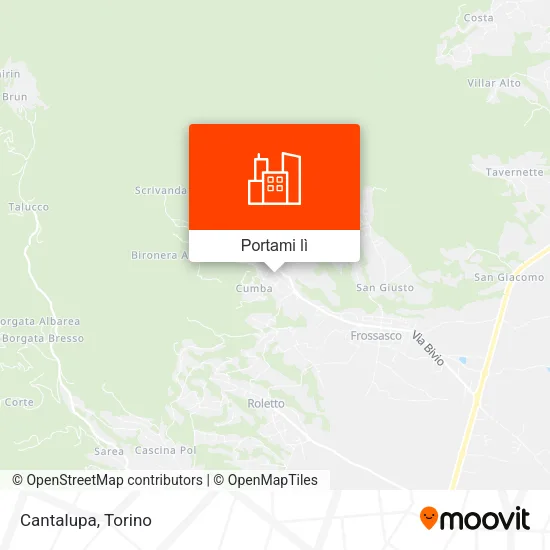 Mappa Cantalupa