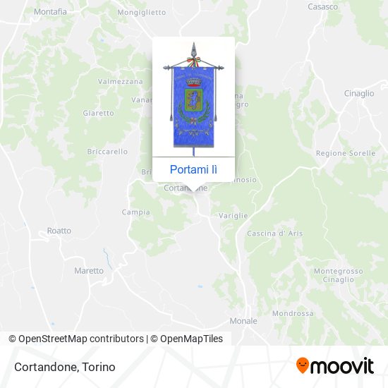 Mappa Cortandone