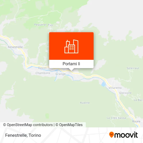 Mappa Fenestrelle