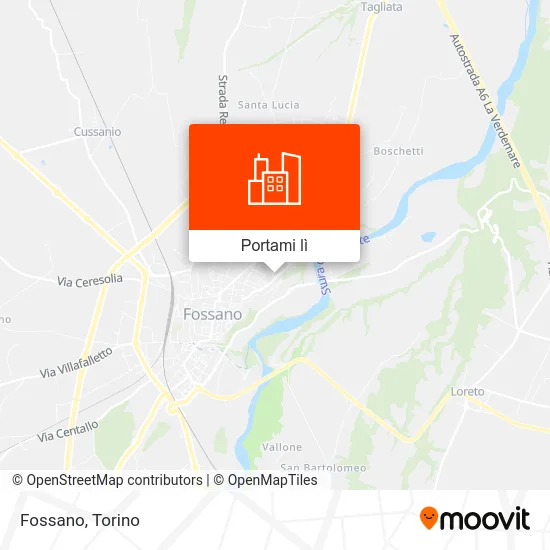 Mappa Fossano