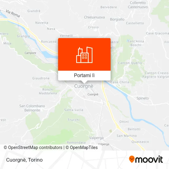 Mappa Cuorgnè