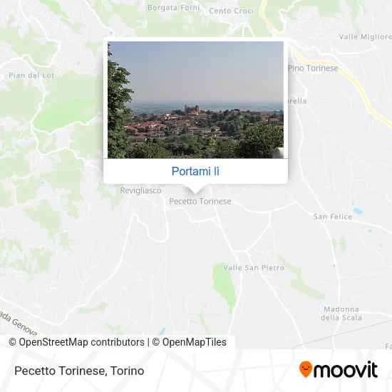 Mappa Pecetto Torinese