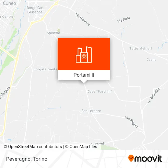 Mappa Peveragno