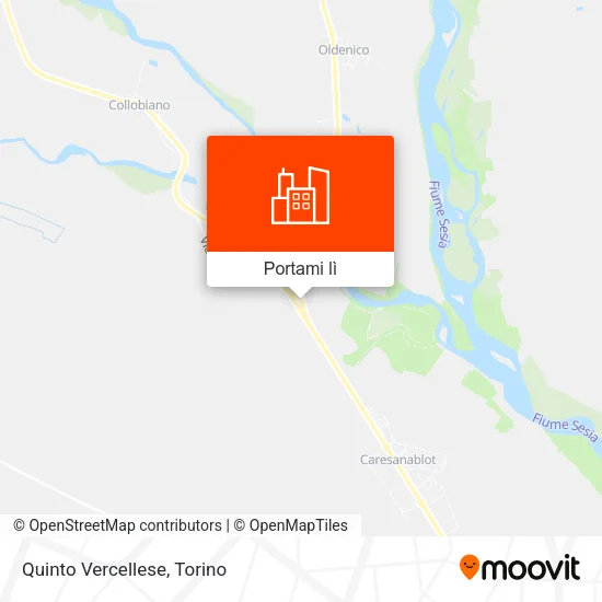 Mappa Quinto Vercellese