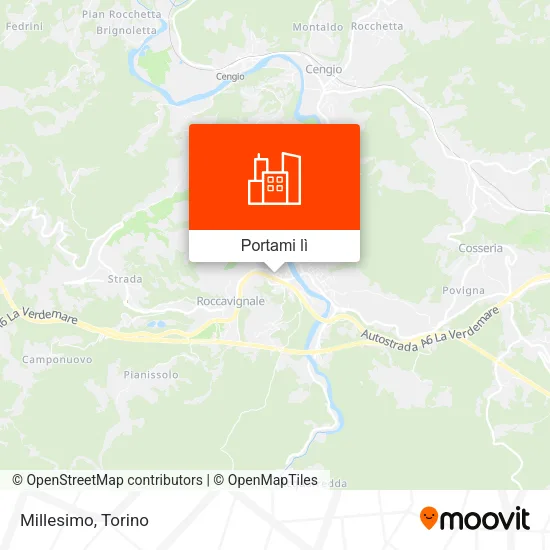Mappa Millesimo