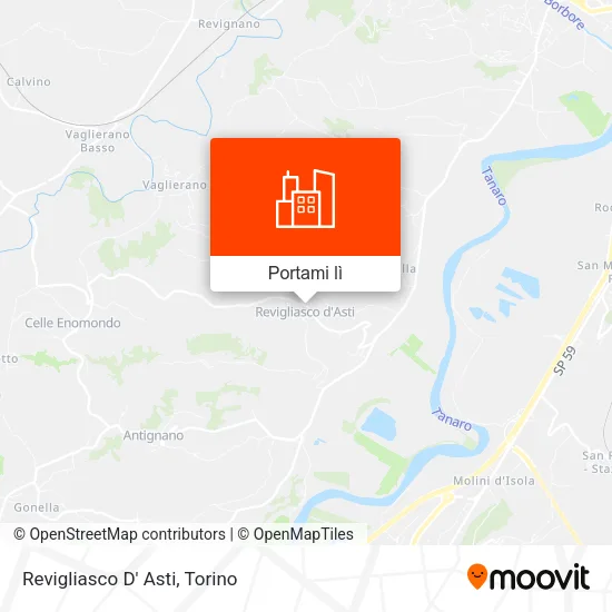 Mappa Revigliasco D' Asti