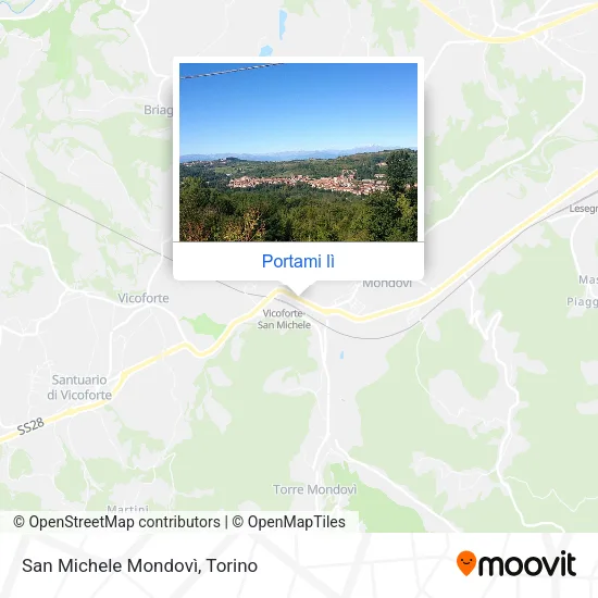 Mappa San Michele Mondovì
