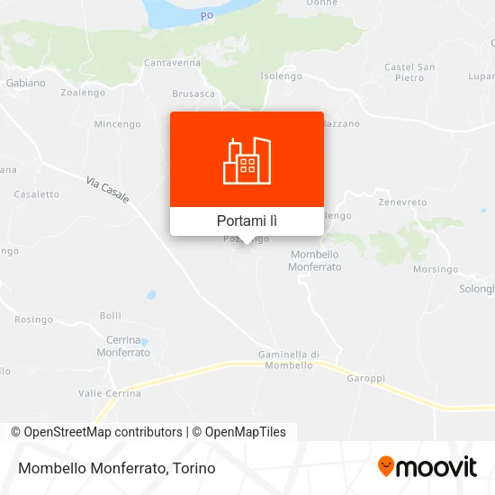 Mappa Mombello Monferrato
