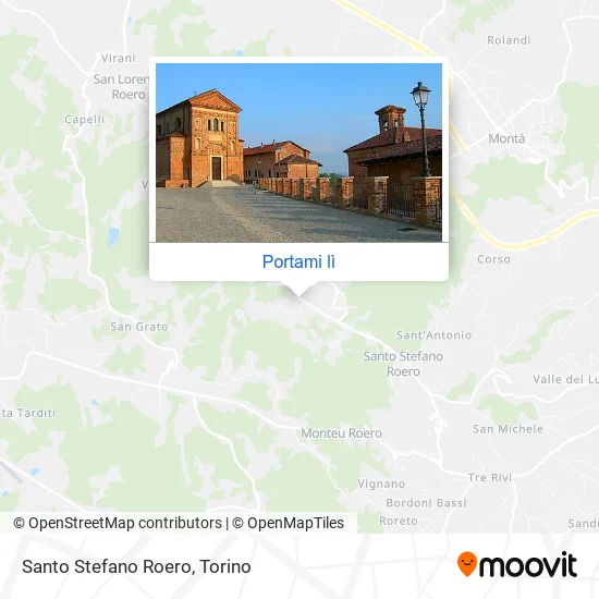 Mappa Santo Stefano Roero
