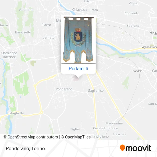 Mappa Ponderano