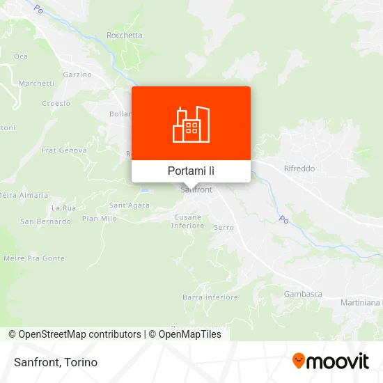 Mappa Sanfront