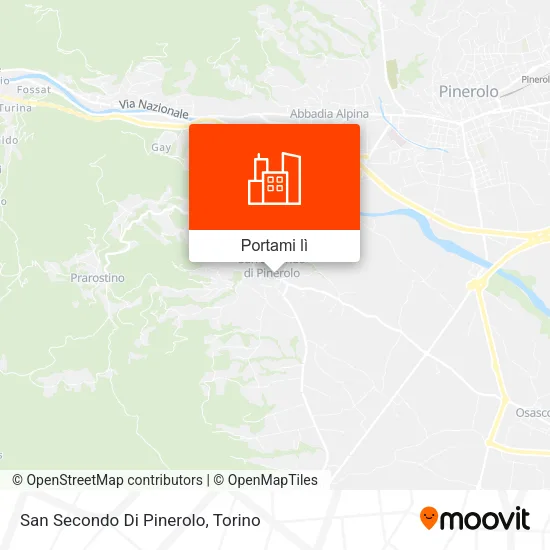 Mappa San Secondo Di Pinerolo