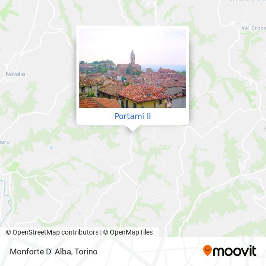 Mappa Monforte D' Alba