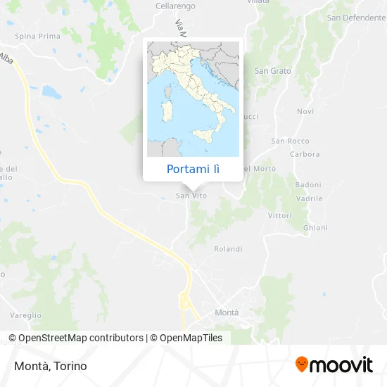 Mappa Montà