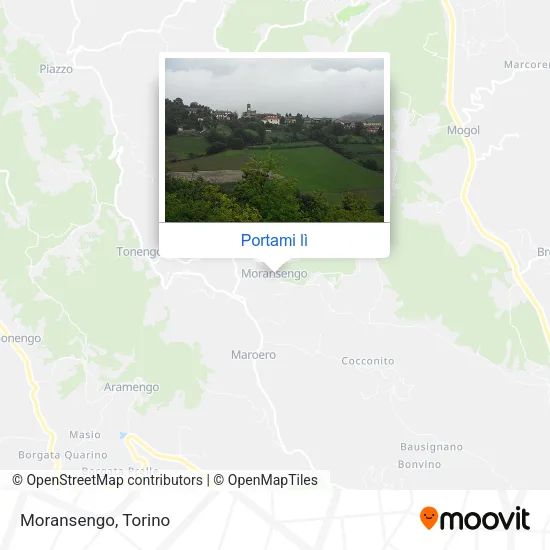 Mappa Moransengo