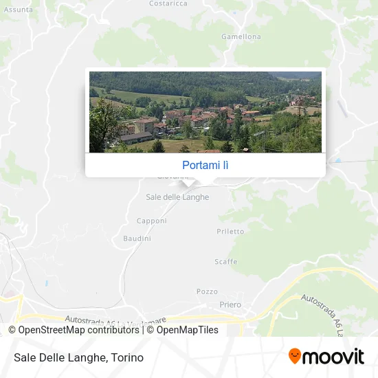 Mappa Sale Delle Langhe