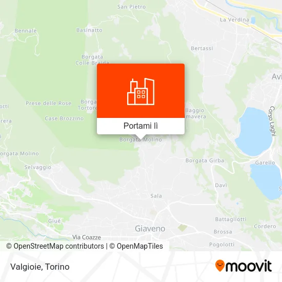 Mappa Valgioie