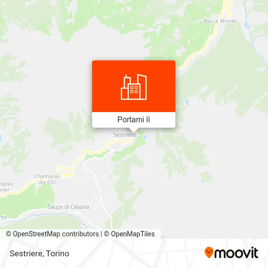 Mappa Sestriere