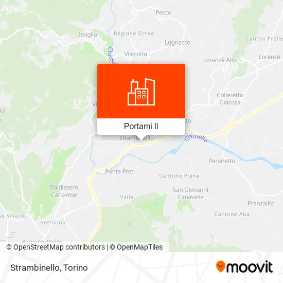 Mappa Strambinello