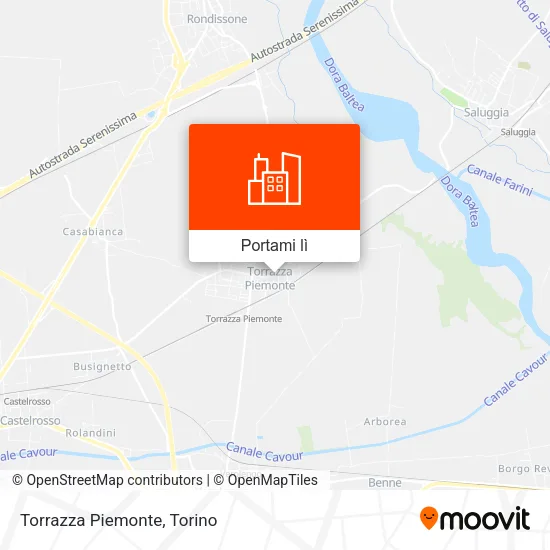 Mappa Torrazza Piemonte