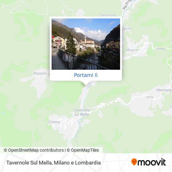 Mappa Tavernole Sul Mella