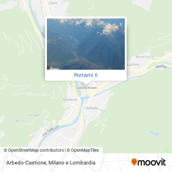 Mappa Arbedo-Castione