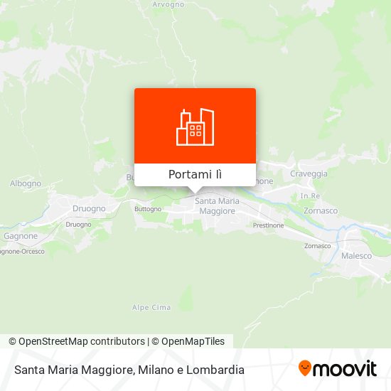 Mappa Santa Maria Maggiore