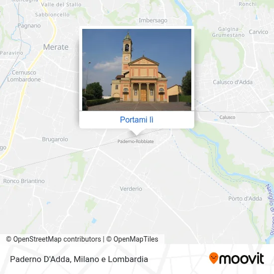 Mappa Paderno D'Adda