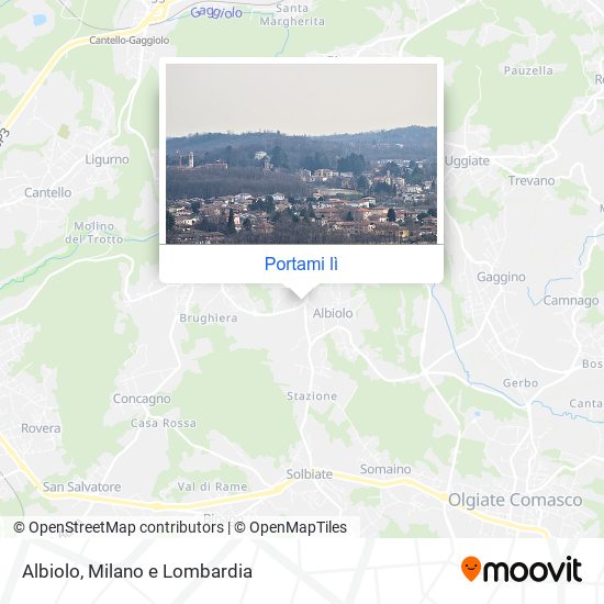 Mappa Albiolo